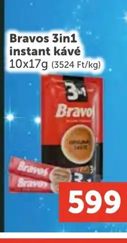 PRIVÁT Bravos 3in1 instant kávé ajánlat