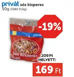PRIVÁT Privȧt sós kisperec ajánlat