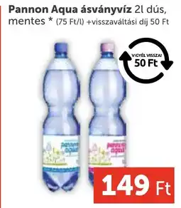 PRIVÁT Pannon Aqua ásványvíz ajánlat