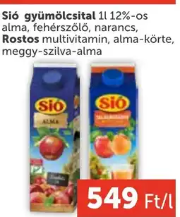 PRIVÁT Sió gyümölcsital ajánlat
