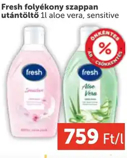 PRIVÁT Fresh folyékony szappan utántöltő ajánlat