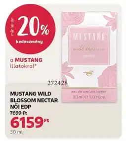 Rossmann MUSTANG WILD BLOSSOM NECTAR NŐI EDP ajánlat