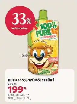 Rossmann KUBU 100% GYÜMÖLCSPÜRÉ ajánlat