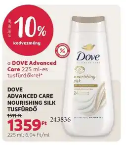 Rossmann DOVE ADVANCED CARE NOURISHING SILK TUSFÜRDŐ ajánlat