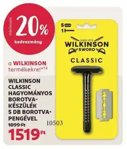 Rossmann WILKINSON CLASSIC HAGYOMÁNYOS BOROTVAKÉSZÜLÉK ajánlat