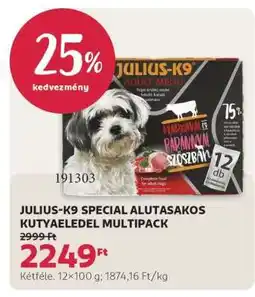 Rossmann JULIUS-K9 SPECIAL ALUTASAKOS KUTYAELEDEL MULTIPACK ajánlat