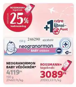 Rossmann Neogranormon baby védőkrém ajánlat