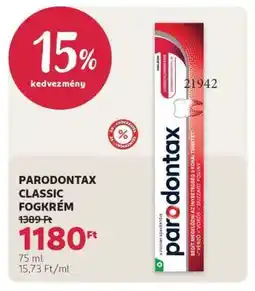 Rossmann PARODONTAX CLASSIC FOGKRÉM ajánlat