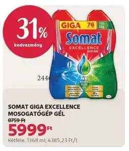 Rossmann SOMAT GIGA EXCELLENCE MOSOGATÓGÉP GÉL ajánlat