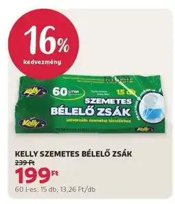 Rossmann KELLY SZEMETES BÉLELŐ ZSÁK ajánlat