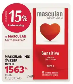 Rossmann MASCULAN 1-ES ÓVSZER ajánlat