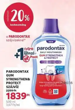 Rossmann PARODONTAX GUM STRENGTHEN & PROTECT SZÁJVÍZ ajánlat