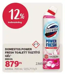 Rossmann DOMESTOS POWER FRESH TOALETT TISZTÍTÓ GÉL ajánlat