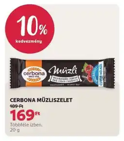 Rossmann CERBONA Müzliszelet ajánlat
