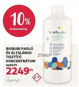 Rossmann BIOBUBI PADLÓ ÉS ÁLTALÁNOS TISZTÍTÓ KONCENTRÁTUM ajánlat