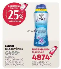 Rossmann LENOR Illatgyöngy ajánlat