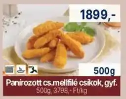 Family Frost Panírozott cs.mellfilé csíkok, gyf. ajánlat
