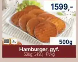 Family Frost Hamburger, gyf. ajánlat