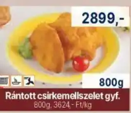 Family Frost Rántott csirkemellszelet gyf. ajánlat