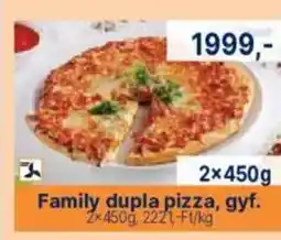 Family Frost Family dupla pizza, gyf. ajánlat