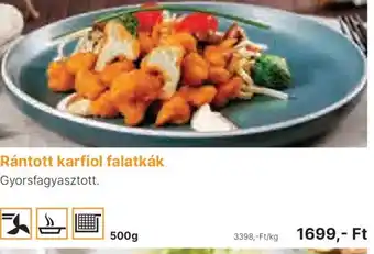 Rántott karfiol falatkák