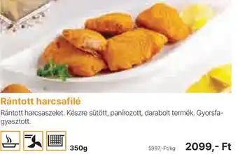 Rántott harcsafilé