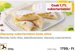 Family Frost Alacsony cukortartalmú túrós rétes ajánlat