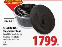 Lidl SILVERCREST Salátacentrifuga ajánlat