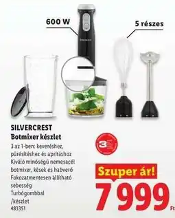 Lidl SILVERCREST Botmixer készlet ajánlat