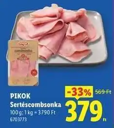 Lidl Pikok Sertéscombsonka ajánlat