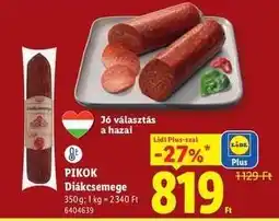 Lidl PIKOK Diákscsemege ajánlat