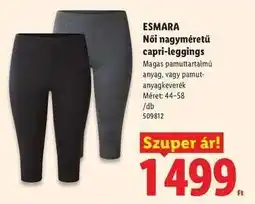Lidl esmara Női nagyméretű capri-leggings ajánlat