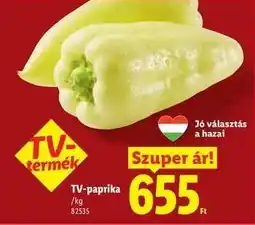 Lidl TV paprika ajánlat