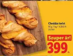 Lidl Cheddar twist ajánlat