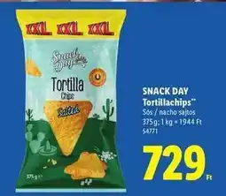 Lidl SNACK DAY Tortillachips ajánlat