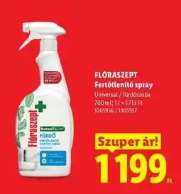 Lidl FLÓRASZEPT ajánlat