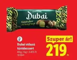 Lidl Dubai stílusú túródesszert ajánlat
