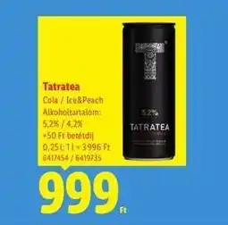 Lidl Tatratea ajánlat