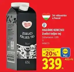 Lidl HAZÁNK KINCSEI Zselici teljes tej ajánlat