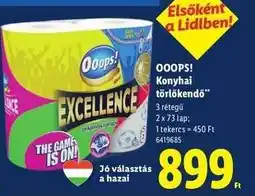 Lidl OOOPS! ajánlat