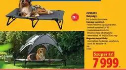 Lidl ZOOFARI Kutyaágy ajánlat