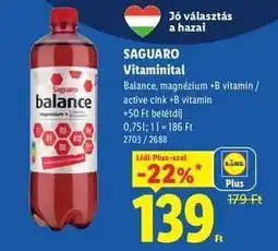Lidl SAGUARO Vitamintital ajánlat