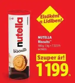 Lidl NUTELLA Biscuits ajánlat