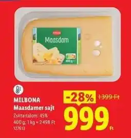Lidl MILBONA ajánlat