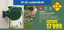 Lidl PARKSIDE Automatikus fali tömlődob ajánlat