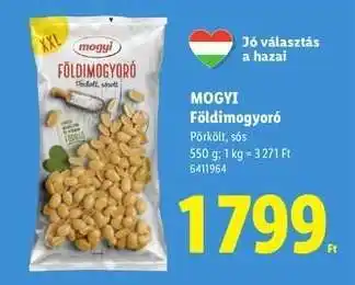Lidl MOGYI Földimogyoró ajánlat