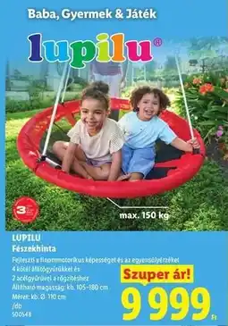Lidl LUPILU Fészekhinta ajánlat