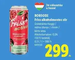 Lidl BORSODI ajánlat