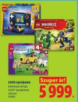 Lidl LEGO építőjáték ajánlat