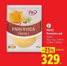 Lidl Pilos Parenyica sajt ajánlat